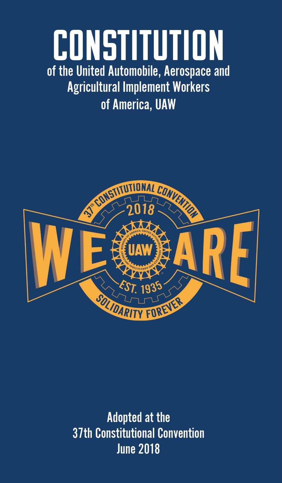 UAW Constitution UAW Region 2B