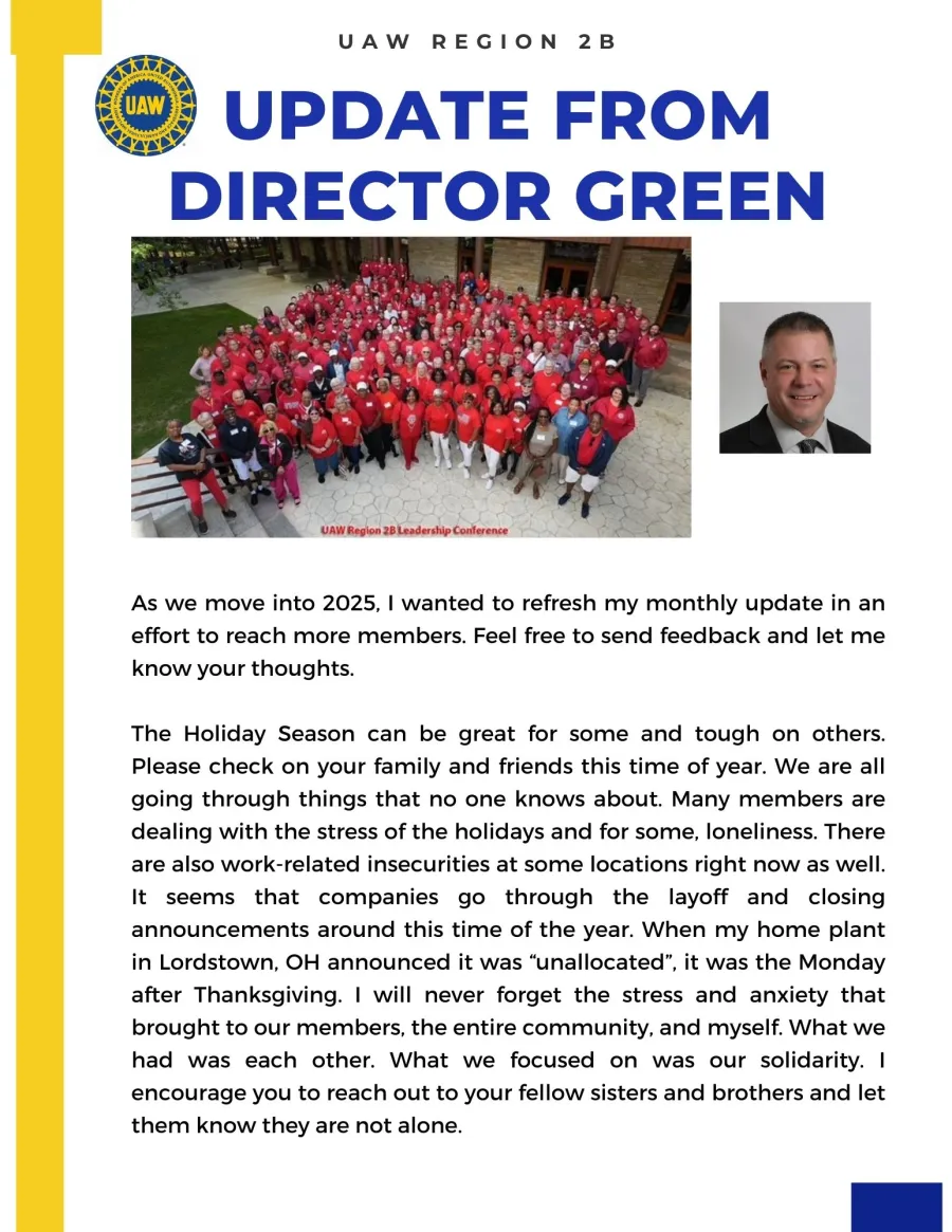 Director's Update - December 19, 2024 (Page 1)