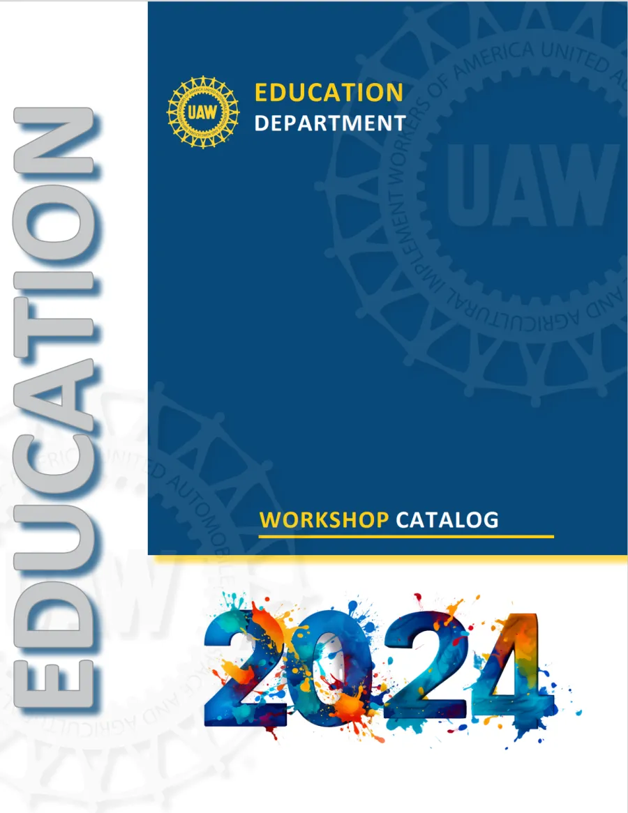 Education Workshop Catalog | UAW Region 2B