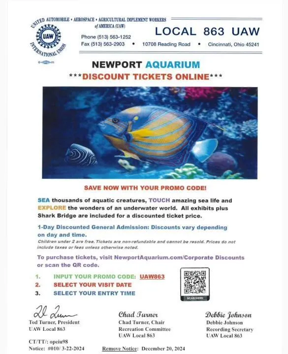 Newport Aquarium Discount Tickets