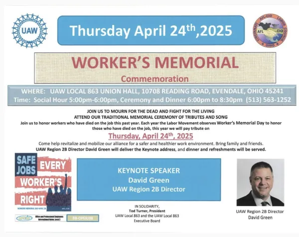 2025 Workers Memorial Flyer