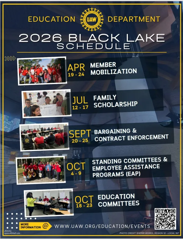 Education Department Conference Schedule