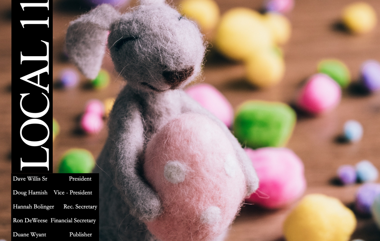 Union Views April 2023 Cover - Easter Bunny