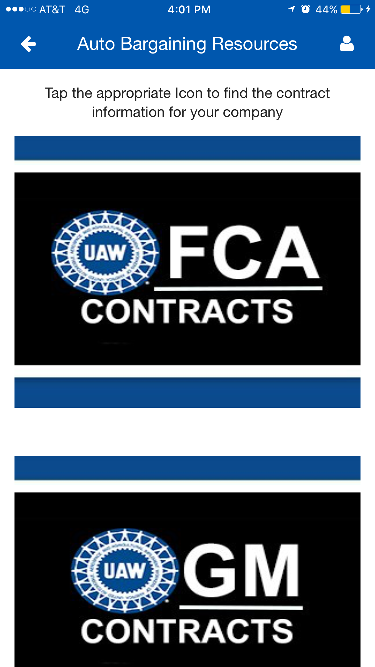 Big 3 Contracts now on the UAW App